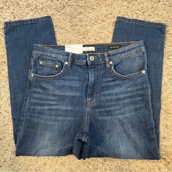 Ella Moss Dark Blue Straight Jeans - Picture 1 of 10